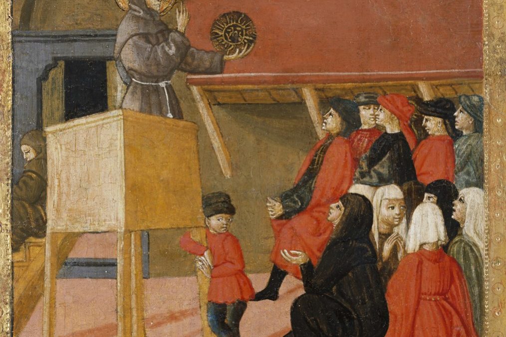 Saint Bernardino of Siena Preaching Wikipedia Commons